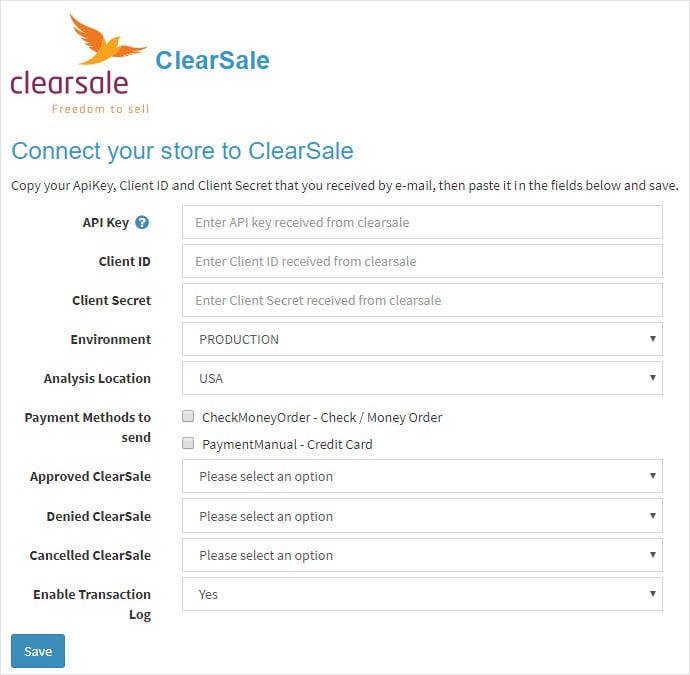 ClearSale and nopCommerce