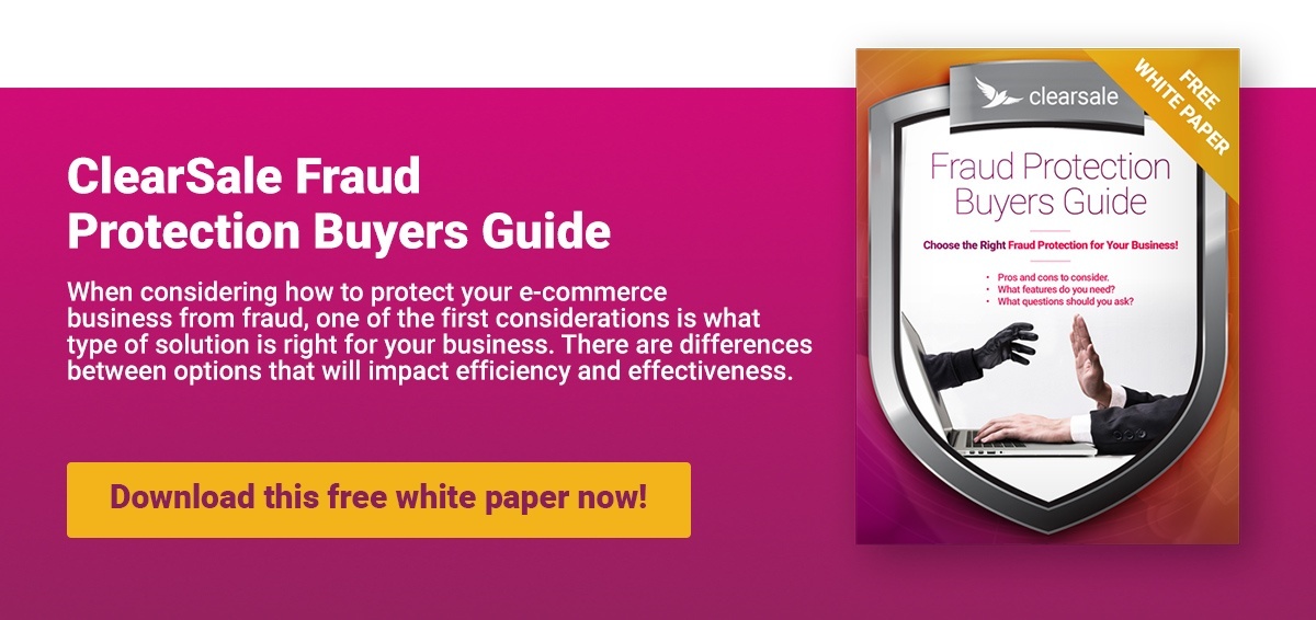 ClearSale Fraud Protection Buyers Guide