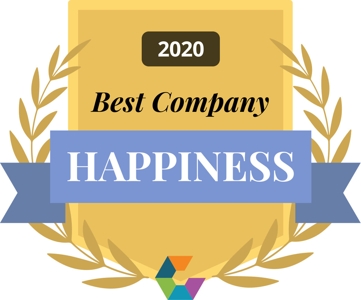 Happiness Best Company Medal